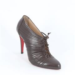 CHRISTIAN LOUBOUTIN BW42 4058 Inverness 100 Appollo Leather Pumps